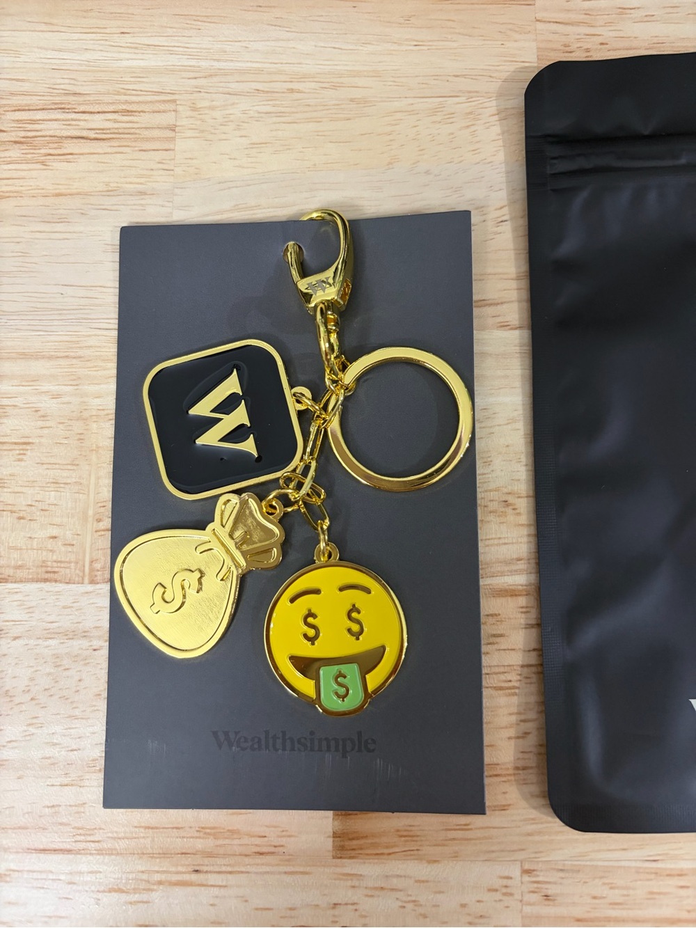 🖤 Wealthsimple Keychain Charm